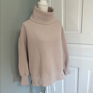 Varley Cream Cowl Neck Sweater